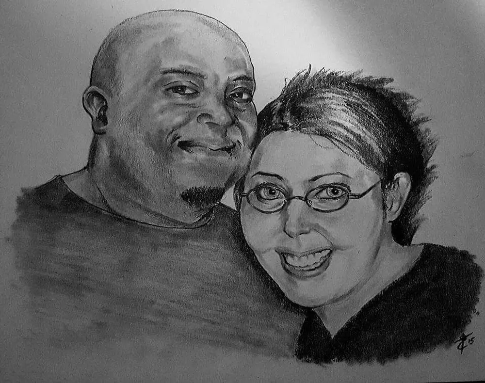 a smiling couple